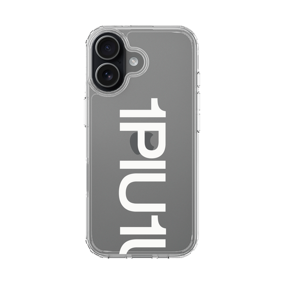 Slim Protection Case［ 1PIU1UGUALE3 - Logo Bold - White ］