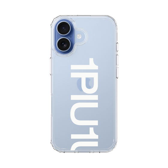 Slim Protection Case［ 1PIU1UGUALE3 - Logo Bold - White ］