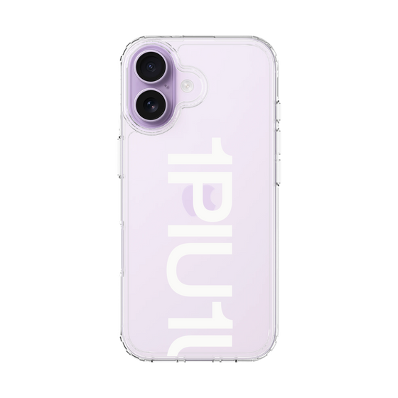 Slim Protection Case［ 1PIU1UGUALE3 - Logo Bold - White ］