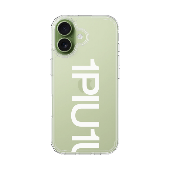 Slim Protection Case［ 1PIU1UGUALE3 - Logo Bold - White ］