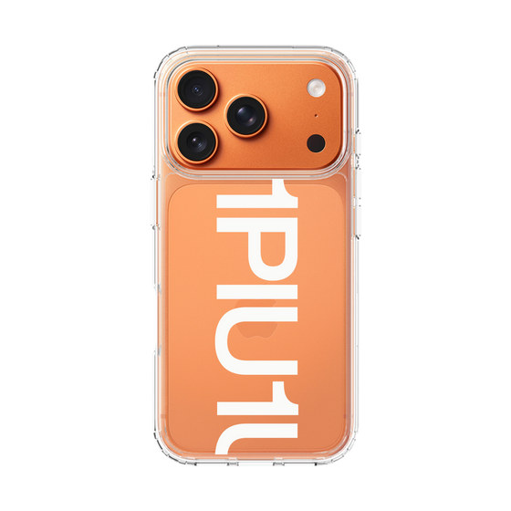 Slim Protection Case［ 1PIU1UGUALE3 - Logo Bold - White ］