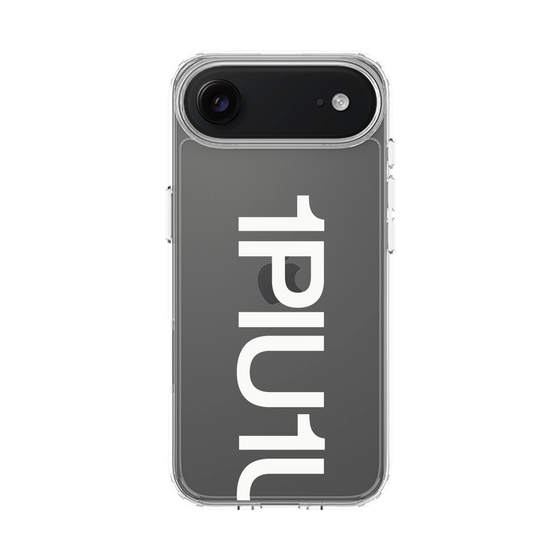 Slim Protection Case［ 1PIU1UGUALE3 - Logo Bold - White ］