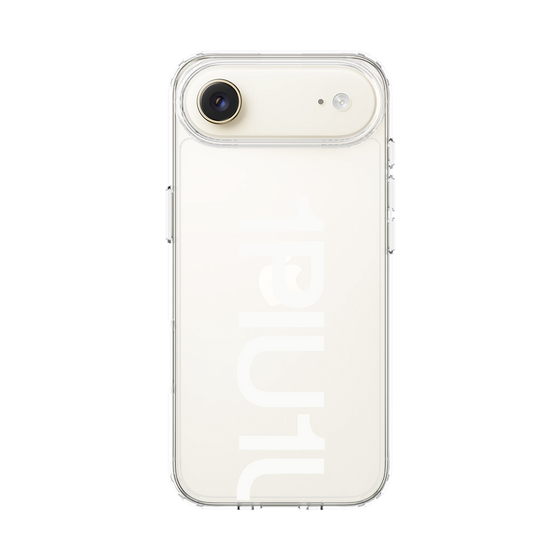 Slim Protection Case［ 1PIU1UGUALE3 - Logo Bold - White ］