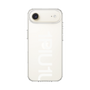 Slim Protection Case［ 1PIU1UGUALE3 - Logo Bold - White ］