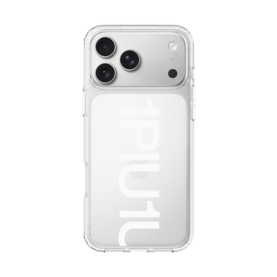 Slim Protection Case［ 1PIU1UGUALE3 - Logo Bold - White ］
