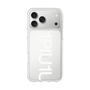 Slim Protection Case［ 1PIU1UGUALE3 - Logo Bold - White ］