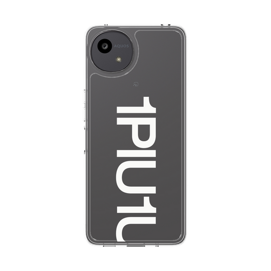 Slim Protection Case［ 1PIU1UGUALE3 - Logo Bold - White ］