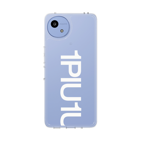 Slim Protection Case［ 1PIU1UGUALE3 - Logo Bold - White ］