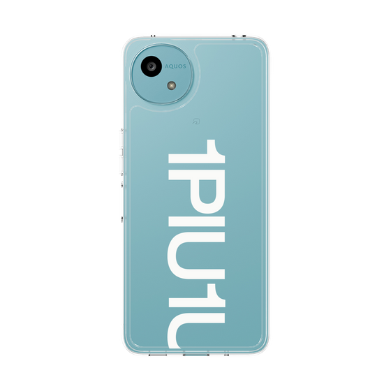 Slim Protection Case［ 1PIU1UGUALE3 - Logo Bold - White ］