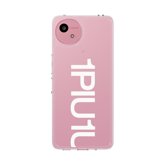Slim Protection Case［ 1PIU1UGUALE3 - Logo Bold - White ］