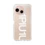 Slim Protection Case［ 1PIU1UGUALE3 - Logo Bold - White ］