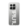 Slim Protection Case［ 1PIU1UGUALE3 - Logo Bold - White ］