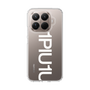 Slim Protection Case［ 1PIU1UGUALE3 - Logo Bold - White ］