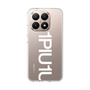 Slim Protection Case［ 1PIU1UGUALE3 - Logo Bold - White ］