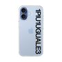 Slim Protection Case［ 1PIU1UGUALE3 - Logo - Black ］