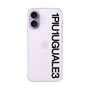 Slim Protection Case［ 1PIU1UGUALE3 - Logo - Black ］