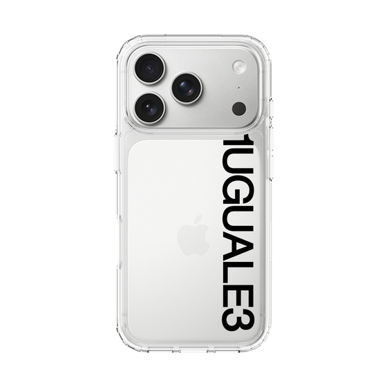 Slim Protection Case［ 1PIU1UGUALE3 - Logo - Black ］