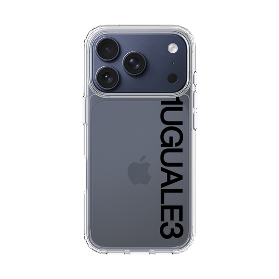 Slim Protection Case［ 1PIU1UGUALE3 - Logo - Black ］