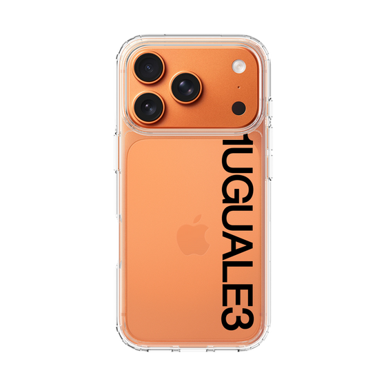 Slim Protection Case［ 1PIU1UGUALE3 - Logo - Black ］
