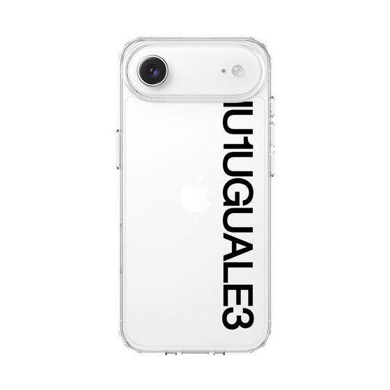 Slim Protection Case［ 1PIU1UGUALE3 - Logo - Black ］