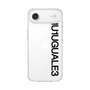 Slim Protection Case［ 1PIU1UGUALE3 - Logo - Black ］