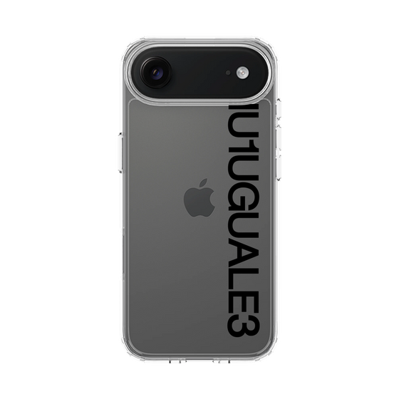 Slim Protection Case［ 1PIU1UGUALE3 - Logo - Black ］