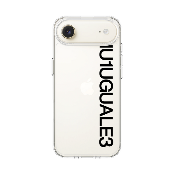 Slim Protection Case［ 1PIU1UGUALE3 - Logo - Black ］