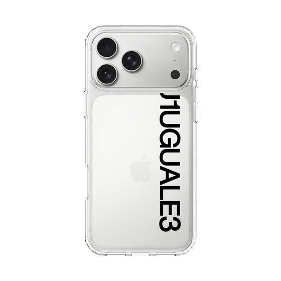 Slim Protection Case［ 1PIU1UGUALE3 - Logo - Black ］