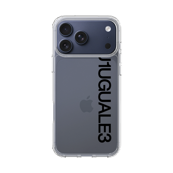 Slim Protection Case［ 1PIU1UGUALE3 - Logo - Black ］