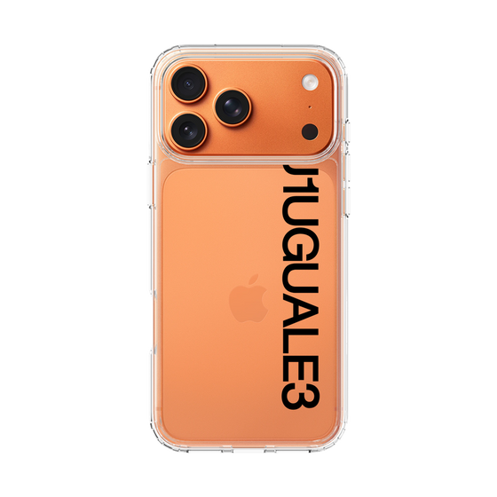 Slim Protection Case［ 1PIU1UGUALE3 - Logo - Black ］