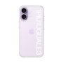 Slim Protection Case［ 1PIU1UGUALE3 - Logo - White ］