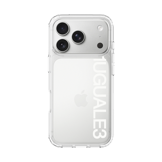Slim Protection Case［ 1PIU1UGUALE3 - Logo - White ］