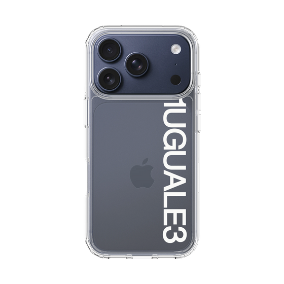 Slim Protection Case［ 1PIU1UGUALE3 - Logo - White ］