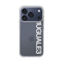 Slim Protection Case［ 1PIU1UGUALE3 - Logo - White ］