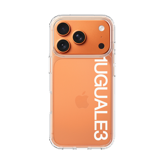 Slim Protection Case［ 1PIU1UGUALE3 - Logo - White ］