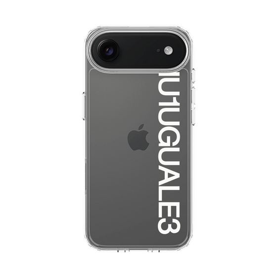 Slim Protection Case［ 1PIU1UGUALE3 - Logo - White ］