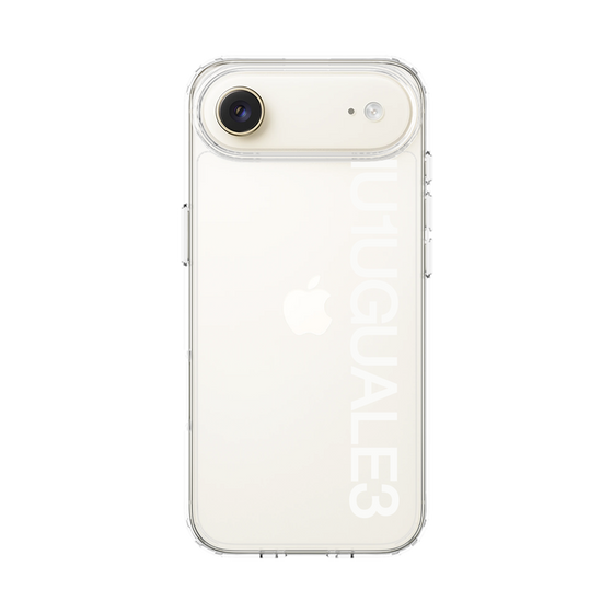 Slim Protection Case［ 1PIU1UGUALE3 - Logo - White ］