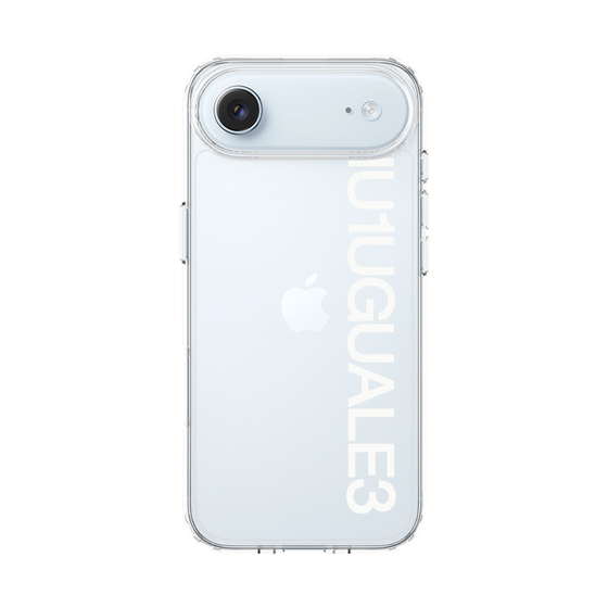 Slim Protection Case［ 1PIU1UGUALE3 - Logo - White ］