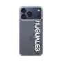 Slim Protection Case［ 1PIU1UGUALE3 - Logo - White ］