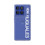 Slim Protection Case［ 1PIU1UGUALE3 - Logo - White ］