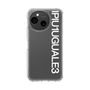 Slim Protection Case［ 1PIU1UGUALE3 - Logo - White ］
