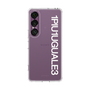 Slim Protection Case［ 1PIU1UGUALE3 - Logo - White ］