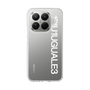 Slim Protection Case［ 1PIU1UGUALE3 - Logo - White ］