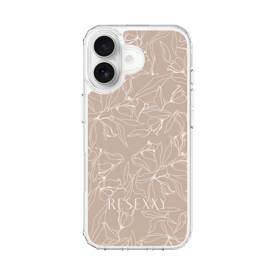 Slim Protection Case［ RESEXXY - Flower - Beige ］