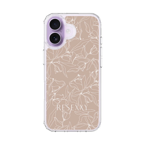 Slim Protection Case［ RESEXXY - Flower - Beige ］