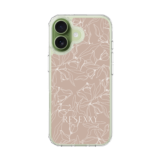 Slim Protection Case［ RESEXXY - Flower - Beige ］