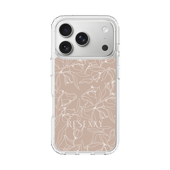Slim Protection Case［ RESEXXY - Flower - Beige ］