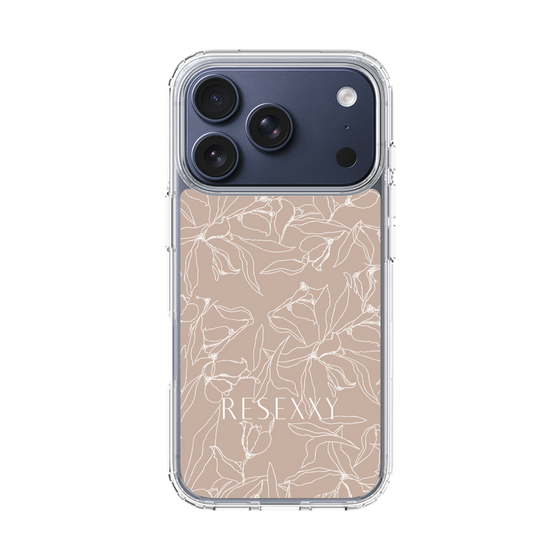 Slim Protection Case［ RESEXXY - Flower - Beige ］