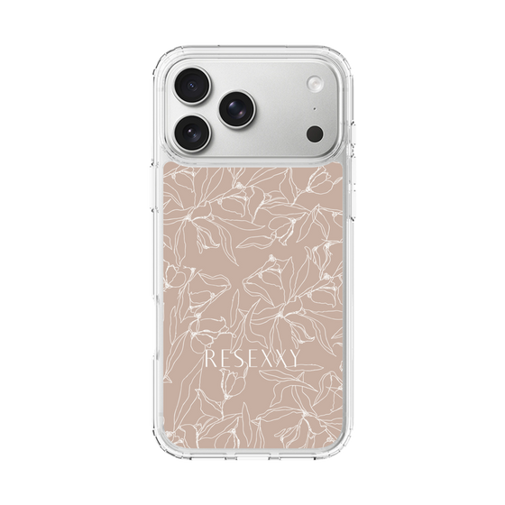 Slim Protection Case［ RESEXXY - Flower - Beige ］
