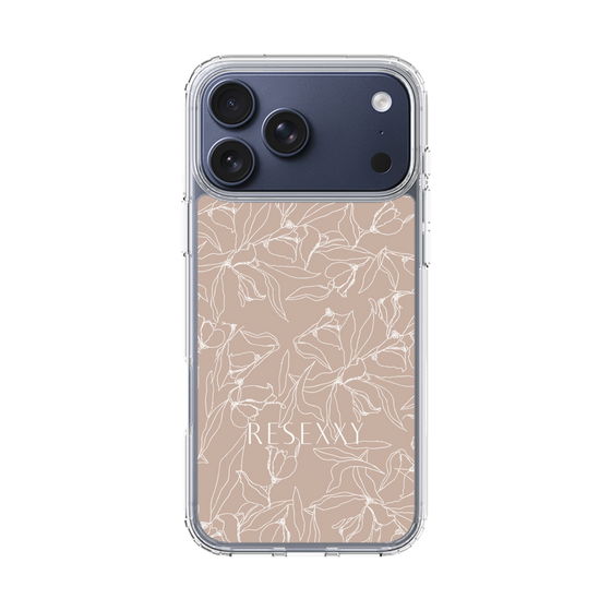 Slim Protection Case［ RESEXXY - Flower - Beige ］